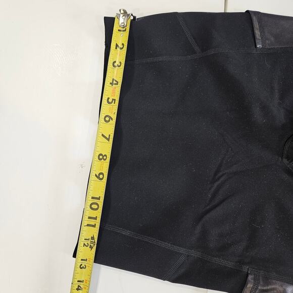 SPANX Black Moto Ponte Faux Leather Leggings - Small - Picture 5 of 6